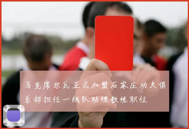 马克席尔瓦正式加盟石家庄功夫俱乐部担任一线队助理教练职位